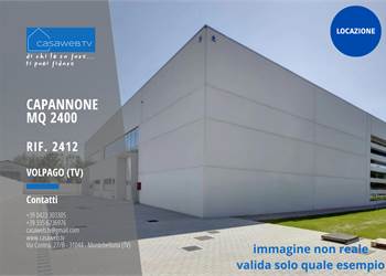 Capannone  2400 Mq a Volpago  (TV) Rif. 2412